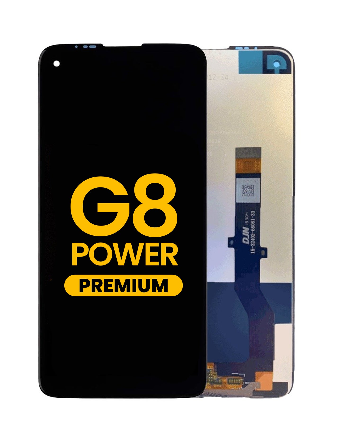 Motorola G8 Power (XT2041) Screen Assembly (Without The Frame) (Refurbished) (Black)