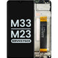 Samsung Galaxy M33 5G (2022 / M336) / M23 5G (2022 / M236)  Screen Assembly (With The Frame) (Service Pack) (Black)