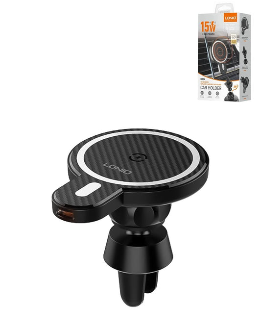 LDNIO MA20 Fast Wireless Charging Automatic Car Mount (15W)