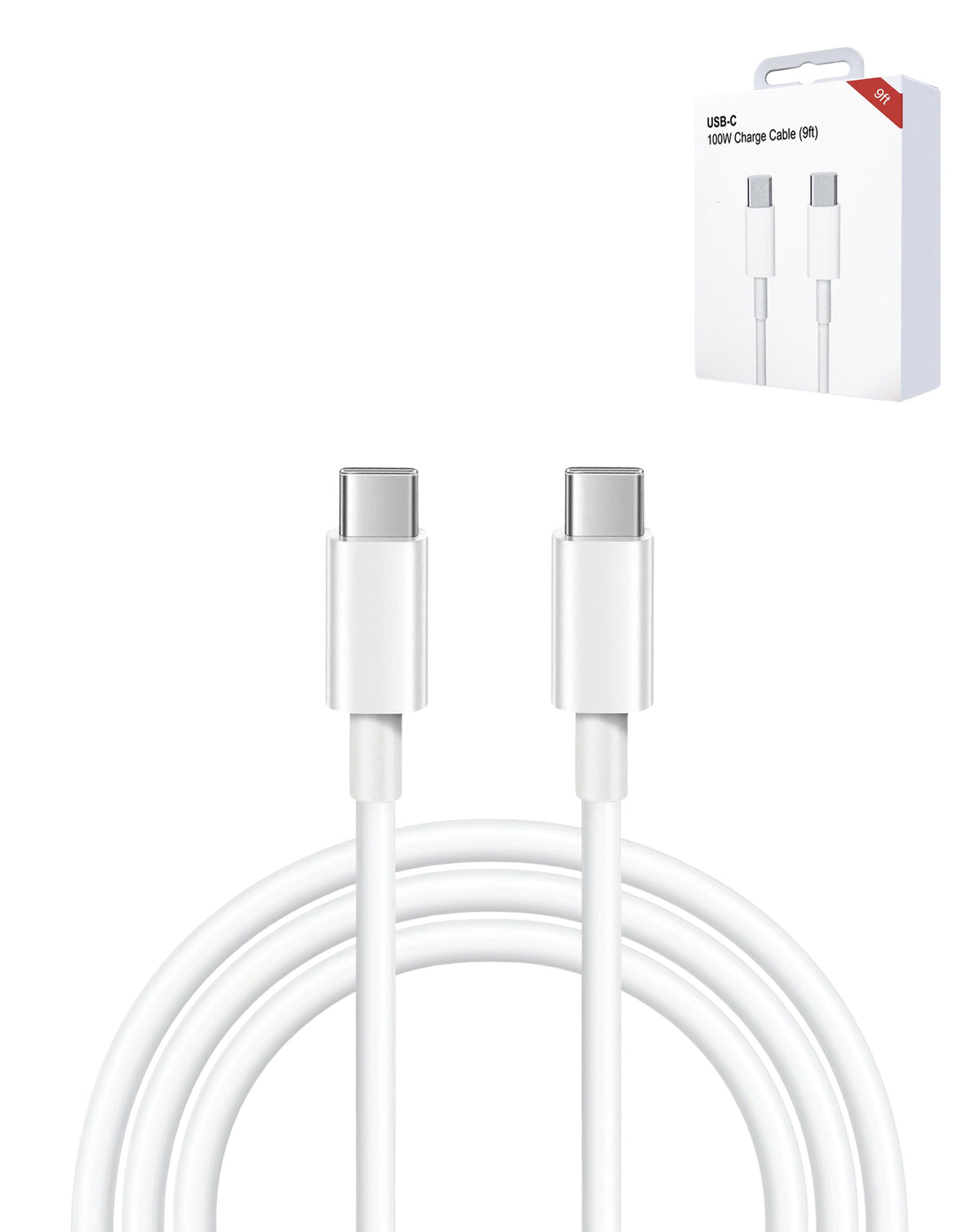 MacBook USB C Charging Cable (9ft) (100W) (Only Ground Shipping)