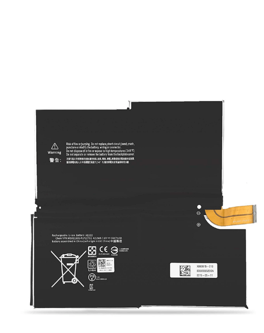 Replacement Battery for Microsoft Surface Pro 3 (1631) (G3HTA005H)