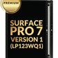 MSPRO7-BLKLCD Assembly without Frame for Microsoft Surface Pro 7 (1866 / V1 LP123WQ1) (BLACK) (Premium)