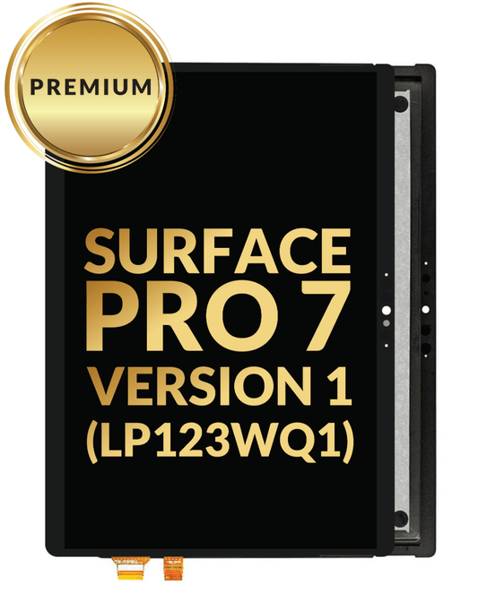 MSPRO7-BLKLCD Assembly without Frame for Microsoft Surface Pro 7 (1866 / V1 LP123WQ1) (BLACK) (Premium)