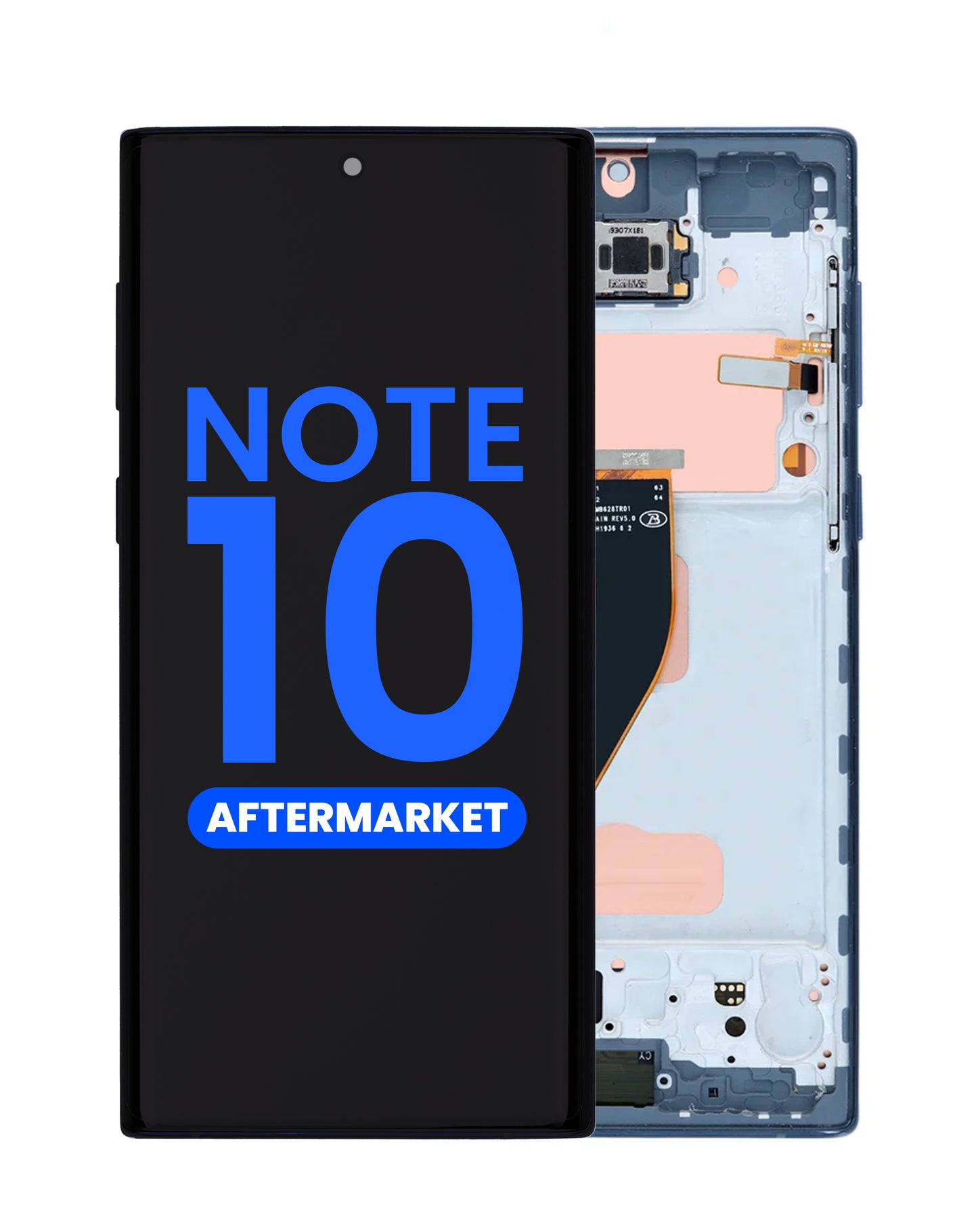 LCD Assembly with Frame for Galaxy Note 10 N970 (AURA BLACK) (Aftermarket Incell) (Does not support Fingerprint)