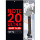 OLED Assembly with Frame for Galaxy Note 20 Ultra (N985 / N986) (Mystic White) (Aftermarket Plus Soft / 120Hz)