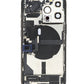 Back Housing Frame with Charging Port Flex & Small Parts for iPhone 13 Pro (SIERRA BLUE) (US Version) (OEM Pull A Grade)
