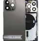 Housing Frame (SPACE BLACK) (International) (OEM Pull A Grade) Small Parts Pre-Installed for iPhone 13 Pro