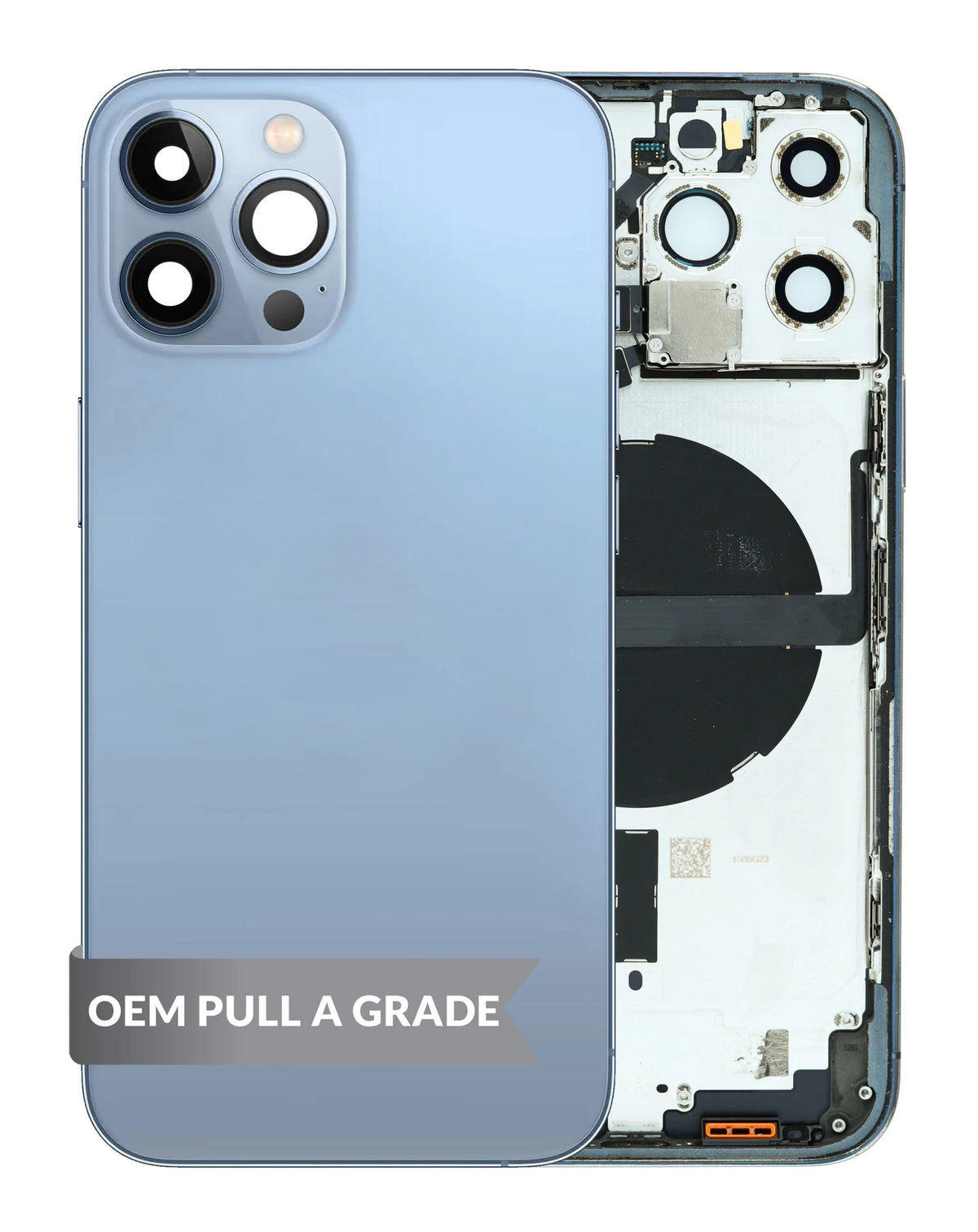 Housing Frame with Small Parts Pre-Installed for iPhone 13 Pro Max (BLUE) (International) (OEM Pull A Grade)
