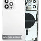 Housing Frame (WHITE) (International) (OEM Pull A Grade) Small Parts Pre-Installed for iPhone 13 Pro Max