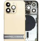 Housing Frame with Small Parts Pre-Installed for iPhone 14 Pro (GOLD) (International) (OEM Pull A Grade)