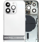 Housing Frame with Small Parts Pre-Installed for iPhone 14 Pro (SILVER) (International) (OEM Pull A Grade)