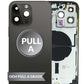 Housing Frame (SPACE BLACK) (International) (OEM Pull A Grade) Small Parts Pre-Installed for iPhone 14 Pro Max