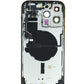 Housing Frame (SPACE BLACK) (International) (OEM Pull A Grade) Small Parts Pre-Installed for iPhone 14 Pro Max