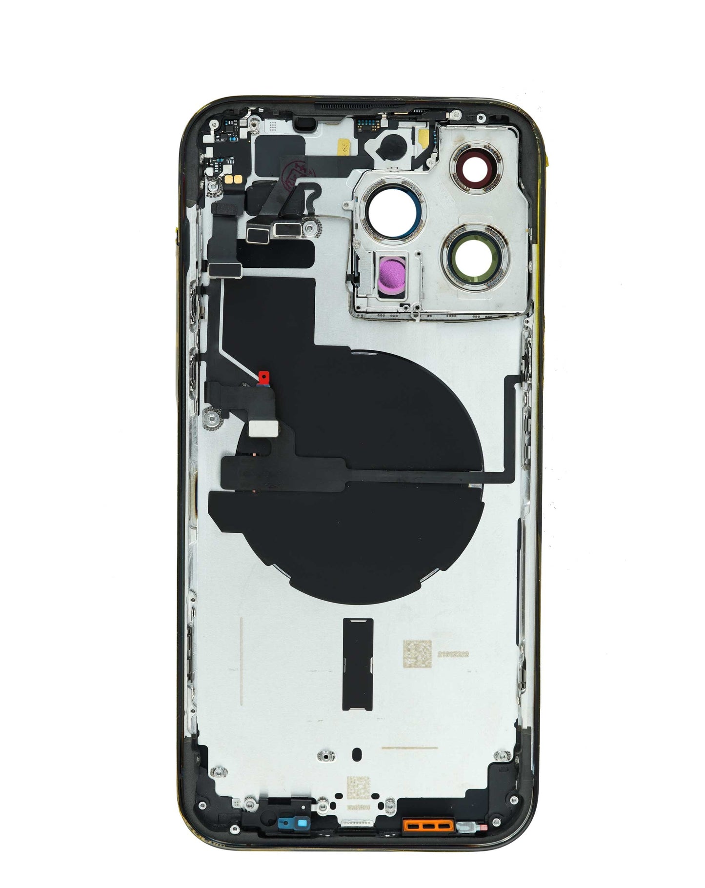 Housing Frame (SPACE BLACK) (International) (OEM Pull A Grade) Small Parts Pre-Installed for iPhone 14 Pro Max