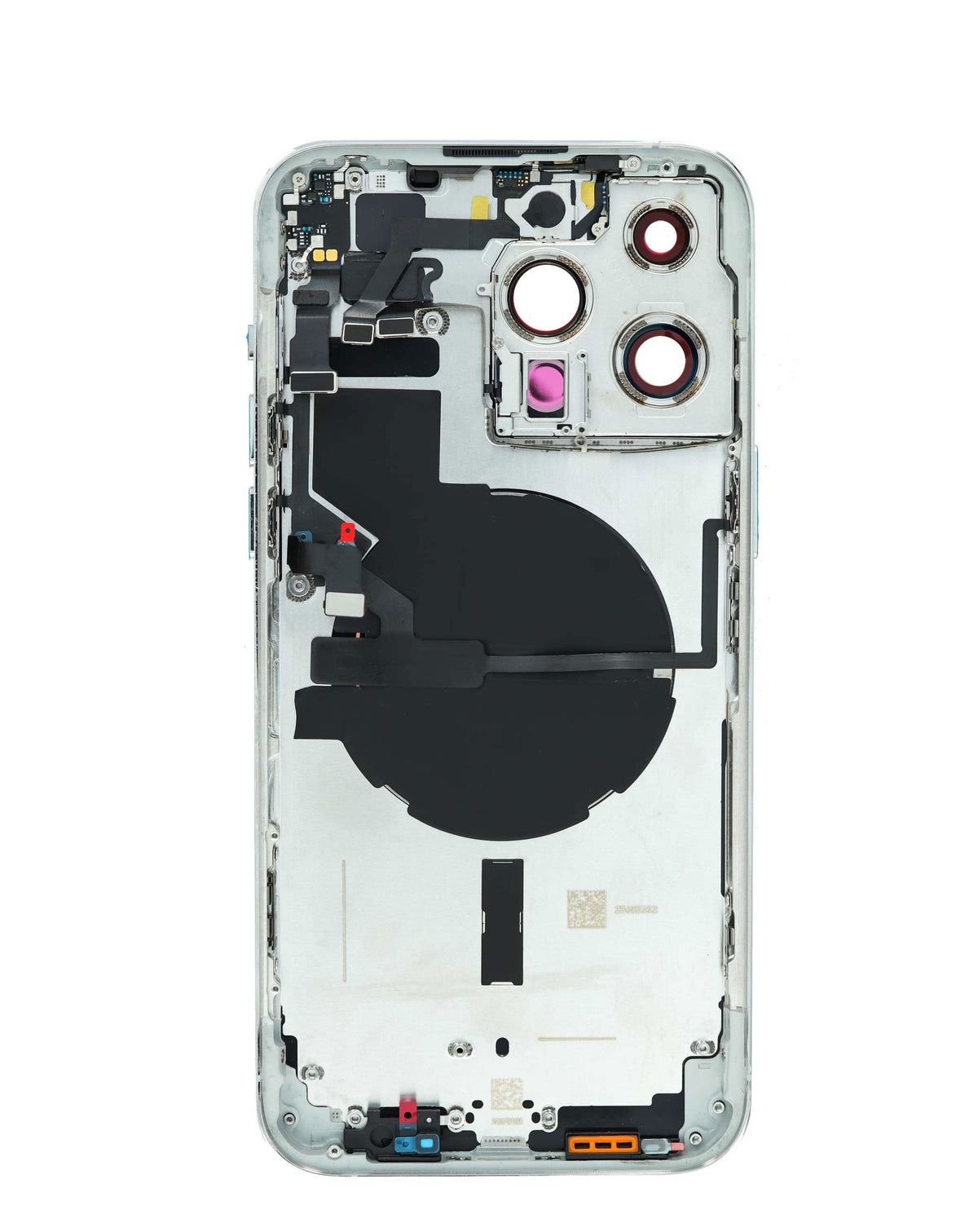 Housing Frame (SILVER) (International) (OEM Pull A Grade) Small Parts Pre-Installed for iPhone 14 Pro Max
