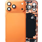 Back Housing Frame with Charging Port Flex & Small Parts for iPhone 17 Pro Max (Cosmic Orange) (US Version) (OEM Pull A Grade)