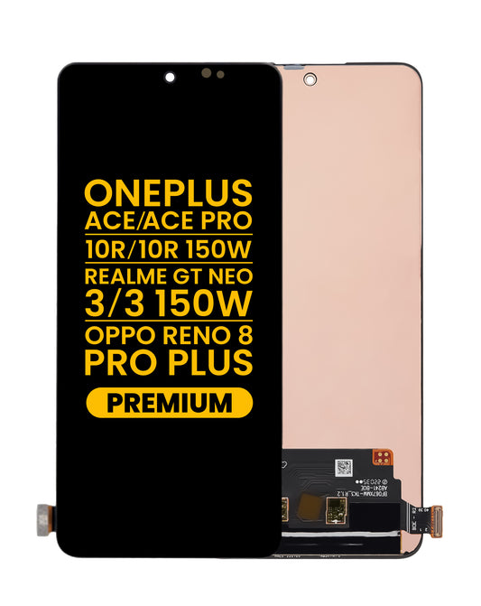 OLED Assembly without Frame OnePlus Ace / Ace Pro / 10R / 10R 150W / Realme GT Neo 3 / Realme GT Neo 3 150W / Oppo Reno8 Pro Plus (ALL COLORS) (Premium)