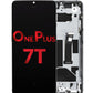 OPS 1+7T Screen Assembly (With The Frame) (OLED) (Frosted Silver)