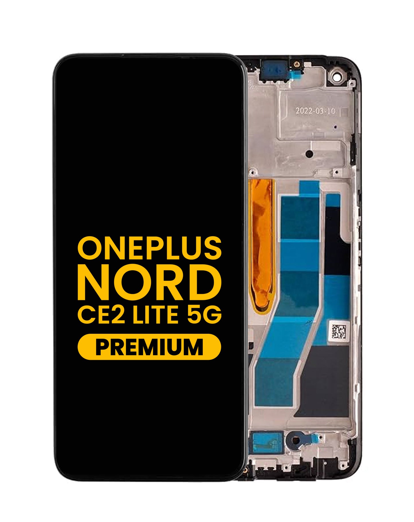 LCD Assembly with Frame for OnePlus Nord CE2 Lite 5G (BLACK) (Premium)