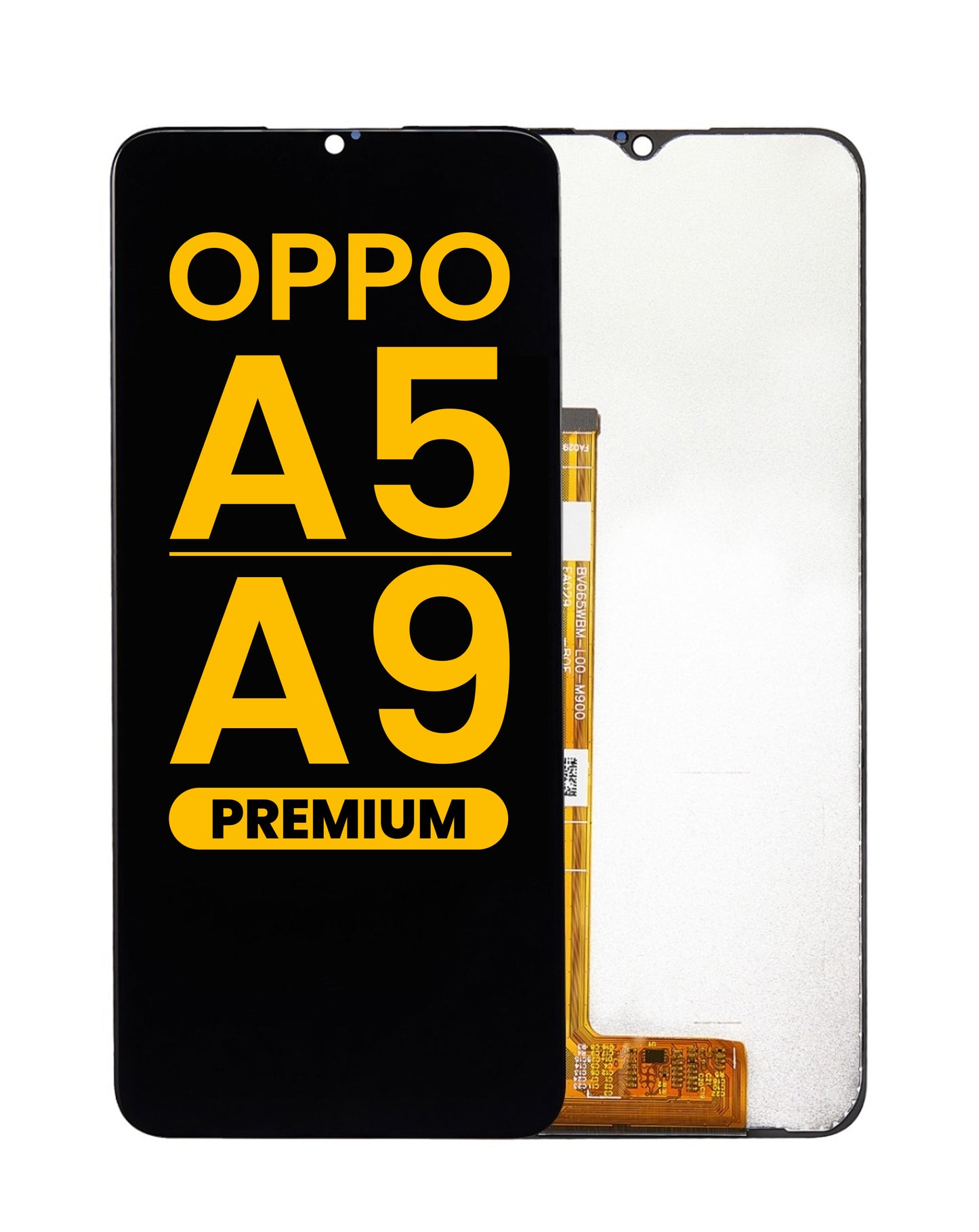 OLED Assembly without Frame for OPPO A5 (2020) (Premium) / A9 (2020) (BLACK) (Premium)