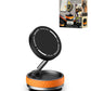 360 Degree Rotating Vacuum Suction Cup Magnetic Phone Holder - ORANGE (Only Ground Shipping)