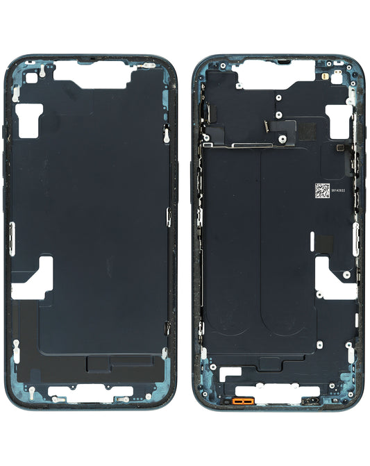 Middle Frame with Parts for iPhone 14 (BLACK) (International Version) (OEM Pull A Grade)