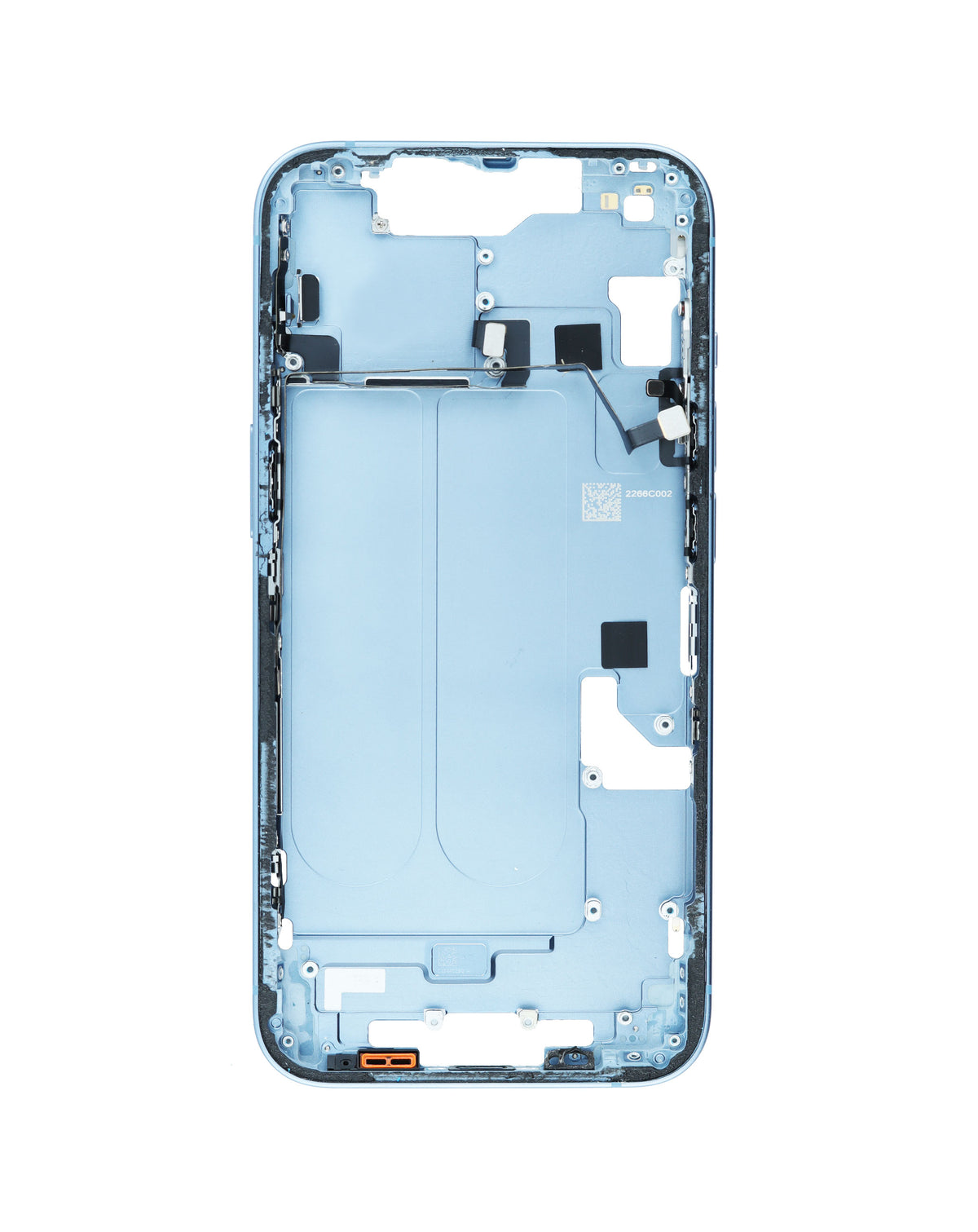 Middle Frame with Parts for iPhone 14 (BLUE) (International Version) (OEM Pull A Grade)