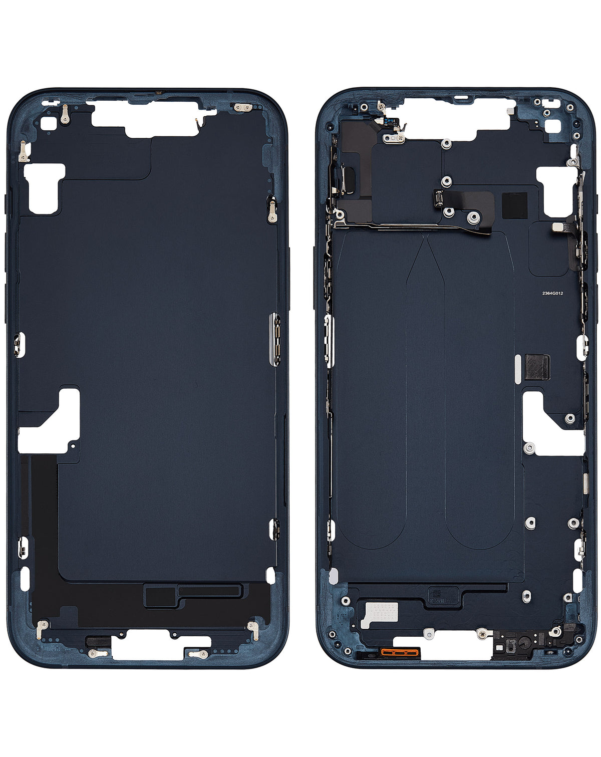 Middle Frame with Parts for iPhone 14 Plus (BLACK) (International Version) (OEM Pull A Grade)