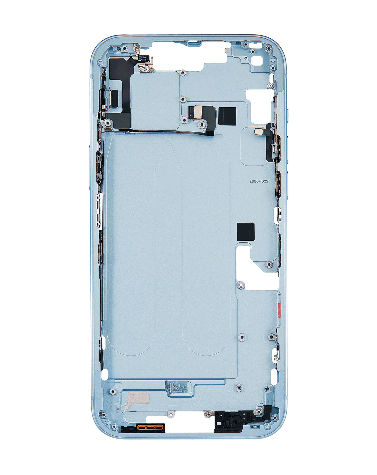 Middle Frame with Parts for iPhone 14 Plus (BLUE) (International Version) (OEM Pull A Grade)
