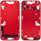 Middle Frame with Parts for iPhone 14 Plus (RED) (International Version) (OEM Pull A Grade)