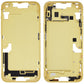 Middle Frame with Parts for iPhone 14 Plus (YELLOW) (International Version) (OEM Pull A Grade)