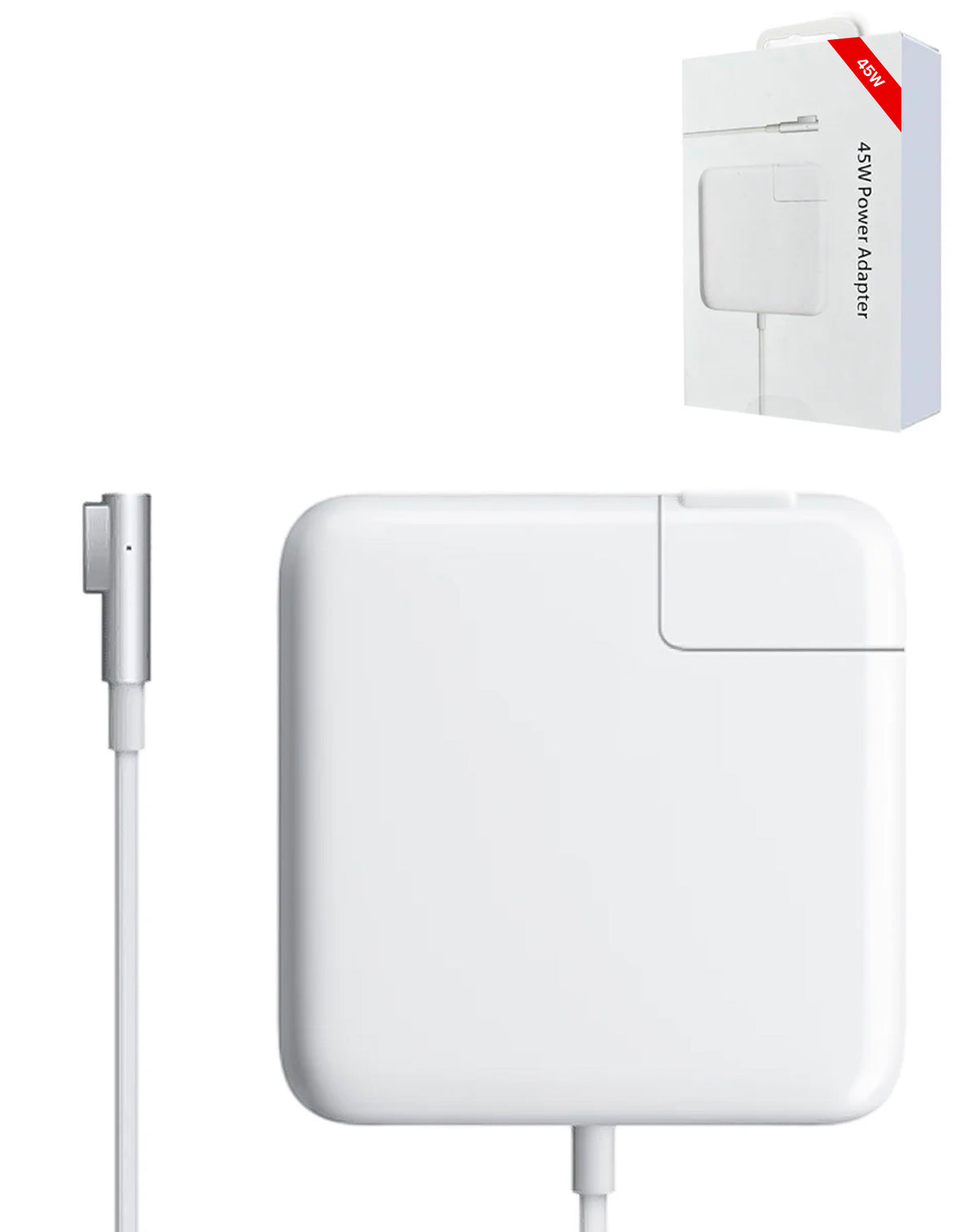 Charger Adapter (L-Style) for MacBook (6ft) (45W) (Used OEM Pull) (Only Ground Shipping)