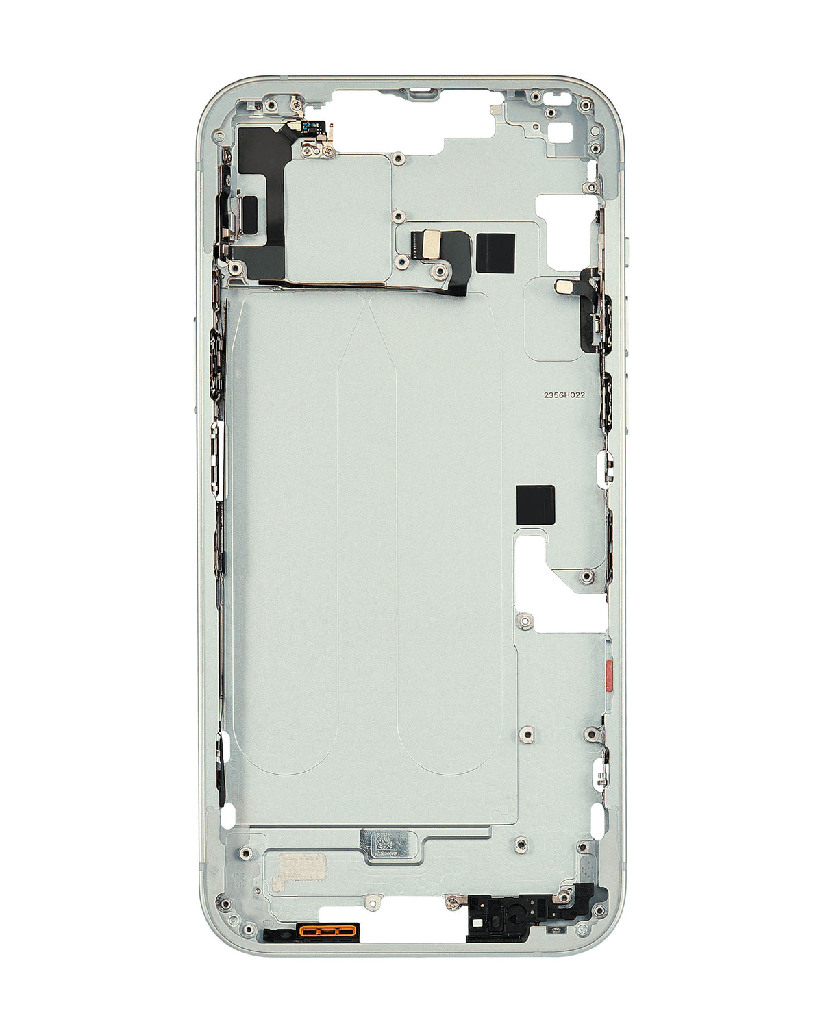 Middle Frame with Parts for iPhone 14 Plus (WHITE) (International Version) (OEM Pull A Grade)