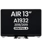 LCD Assembly (SPACE GRAY) (NO LOGO) (Aftermarket) for MacBook Air 13" Retina (A1932 / Late 2018 / Early 2019)