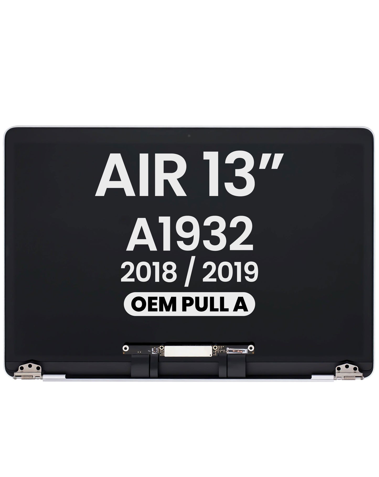 LCD Assembly (SILVER) (NO LOGO) (Aftermarket) for MacBook Air 13" Retina (A1932 / Late 2018 / Early 2019)