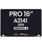 MacBook Pro 16" (A2141 / Mid 2019) LCD Assembly (SPACE GRAY) (OEM Pull A Grade)