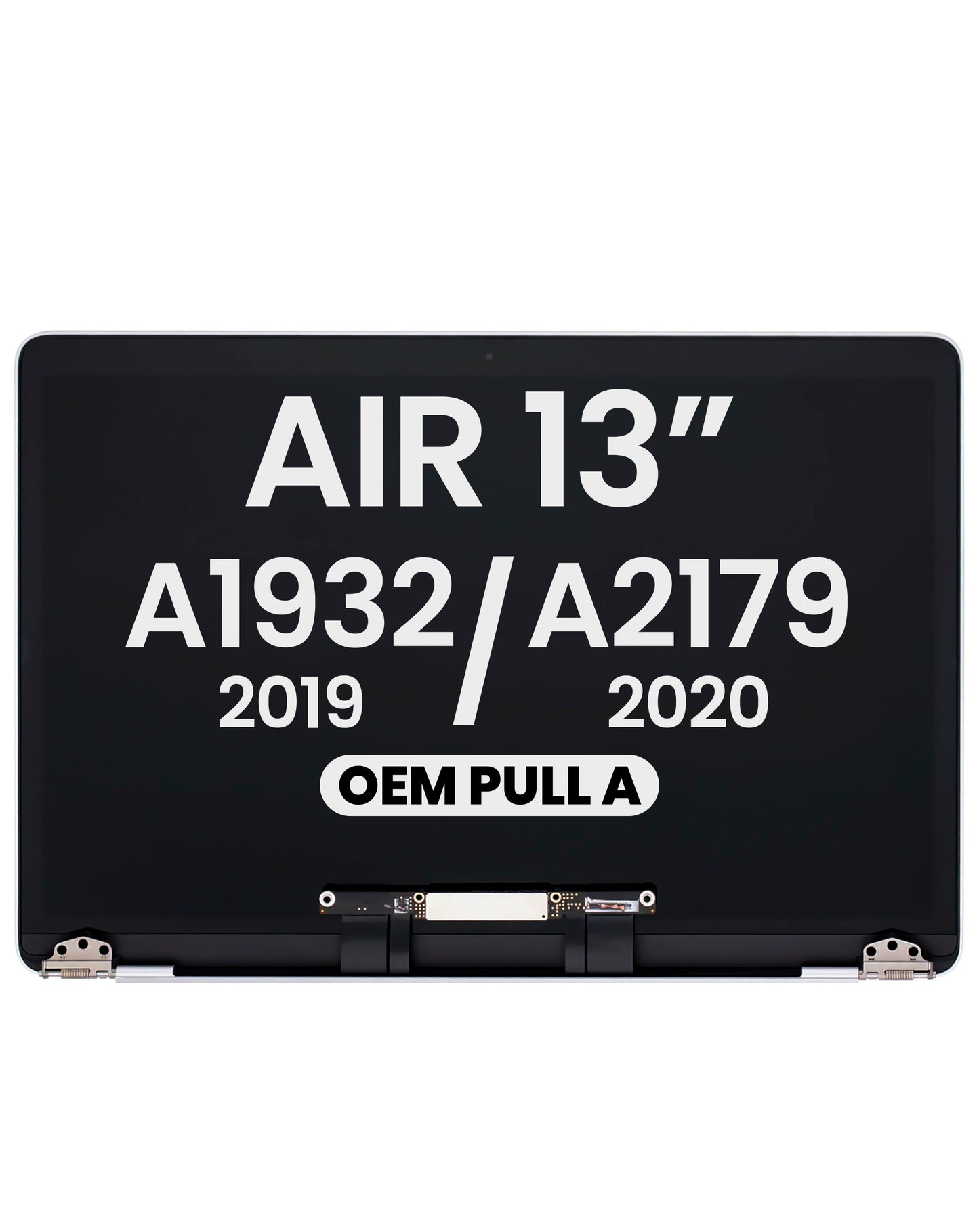 LCD Assembly (SILVER) (NO LOGO) (Aftermarket) for MacBook Air 13" Retina (A2179 / Early 2020)