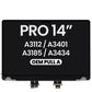 LCD Assembly (Glossy) (SPACE BLACK) for MacBook Pro 14" (A3112 / A3401 / A3185) (Late 2024 / Late 2025) (OEM Pull A Grade)