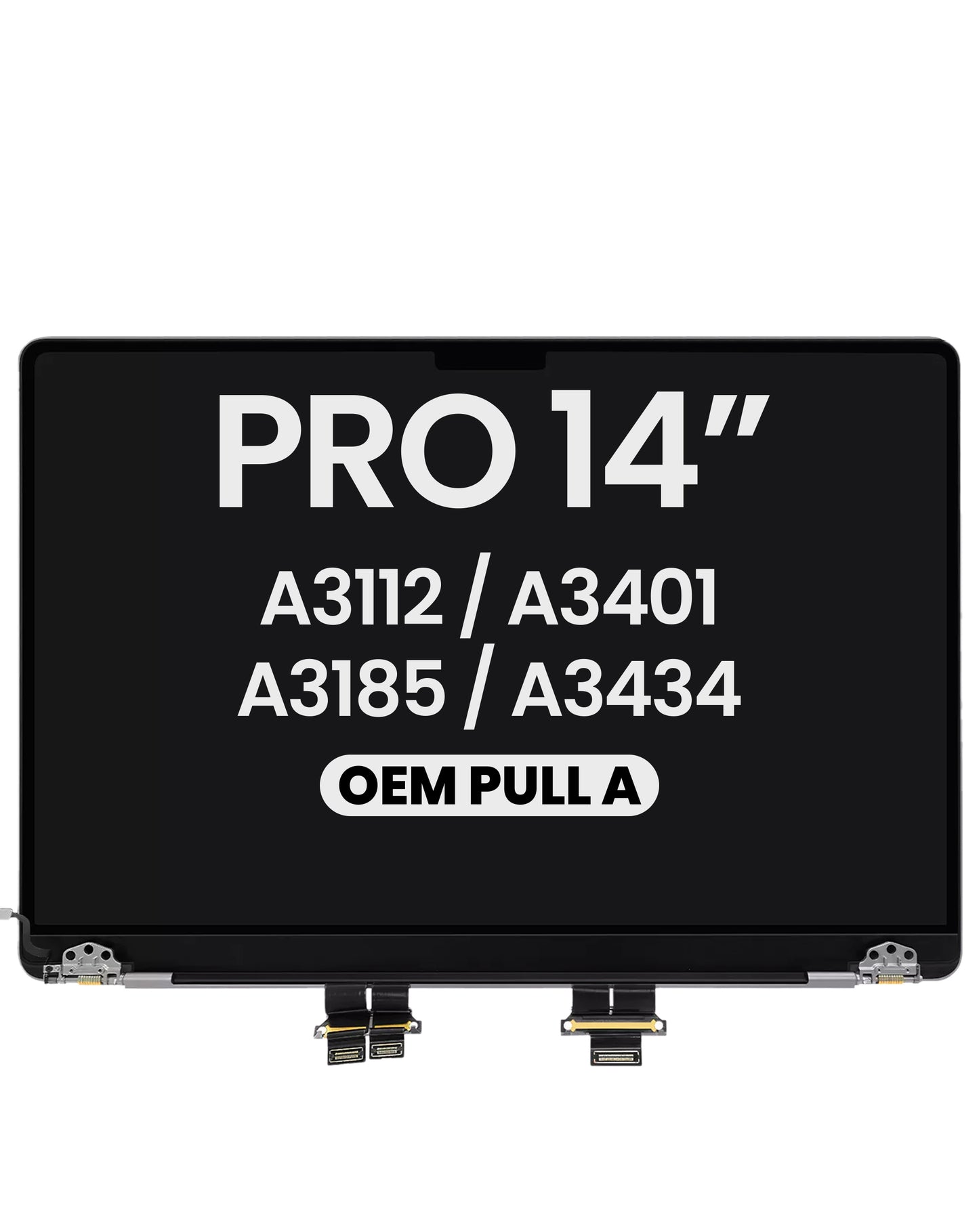 LCD Assembly (Glossy) (SPACE BLACK) for MacBook Pro 14" (A3112 / A3401 / A3185) (Late 2024 / Late 2025) (OEM Pull A Grade)