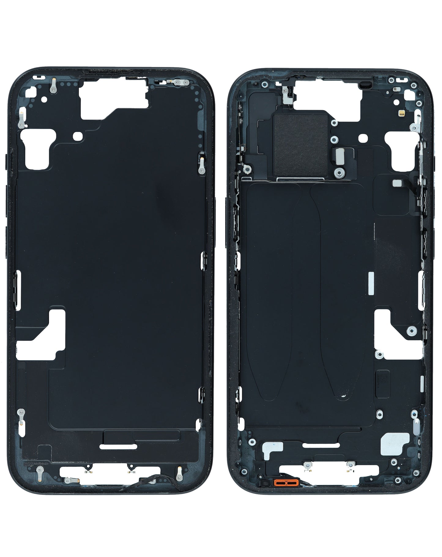 Middle Frame with Parts for iPhone 15 (BLACK) (International Version) (OEM Pull A Grade)