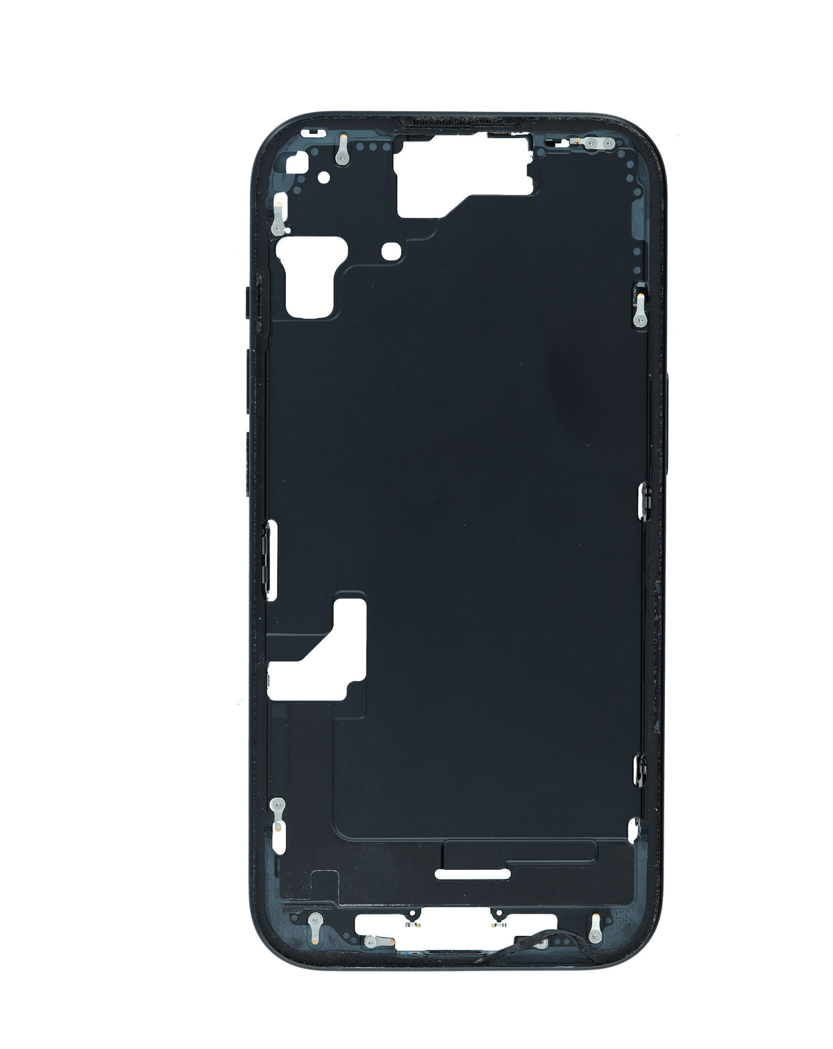 Middle Frame with Parts for iPhone 15 (BLACK) (International Version) (OEM Pull A Grade)