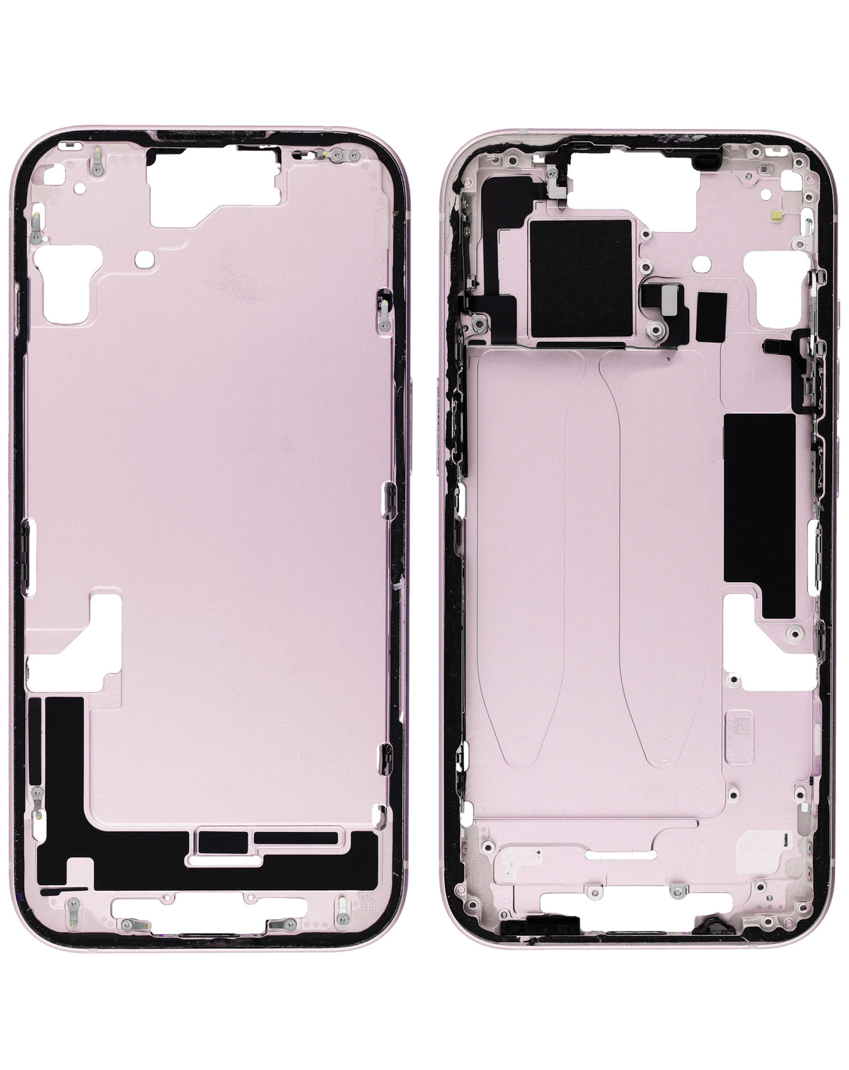 Middle Frame with Parts for iPhone 15 (PINK) (International Version) (OEM Pull A Grade)