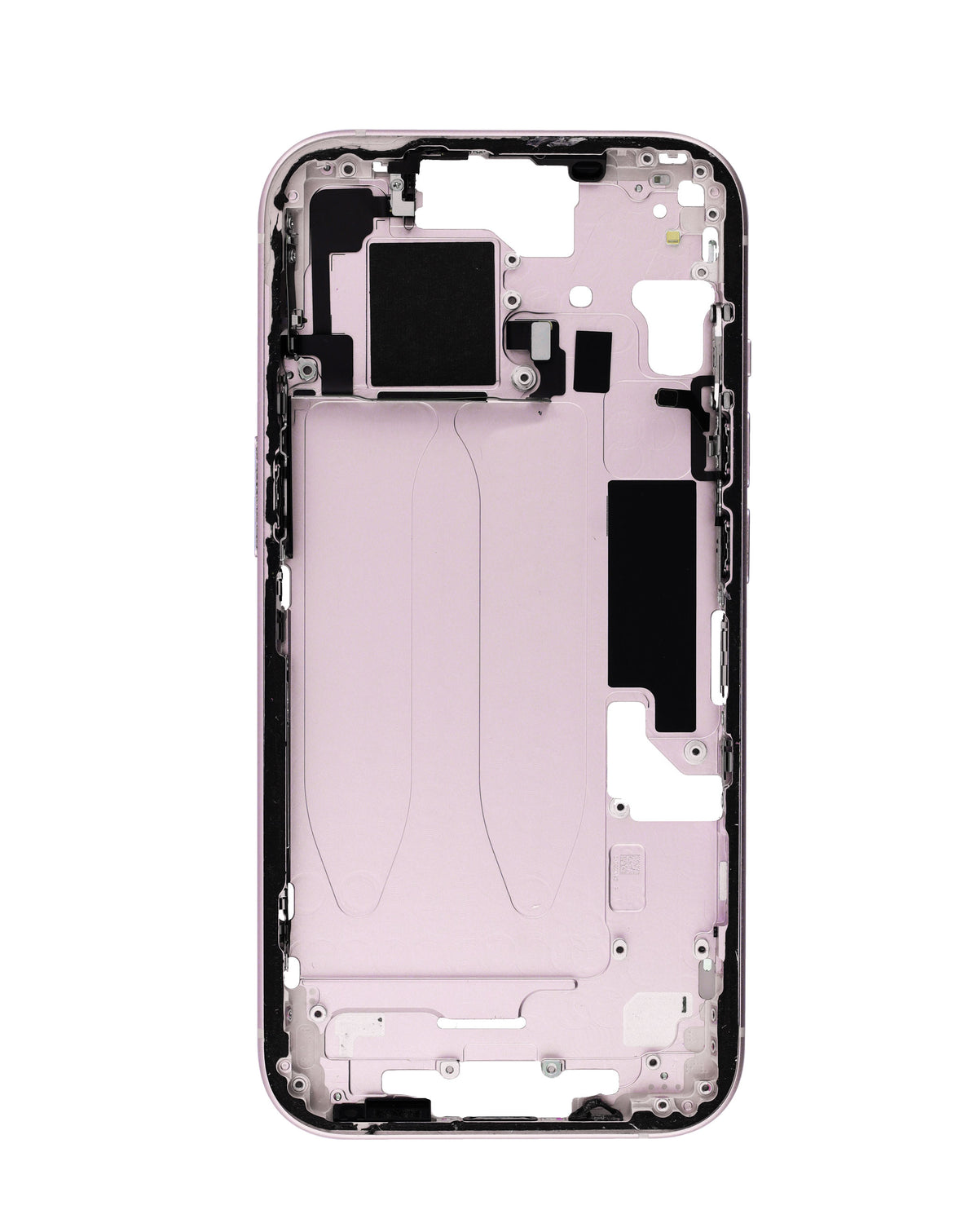 Middle Frame with Parts for iPhone 15 (PINK) (International Version) (OEM Pull A Grade)