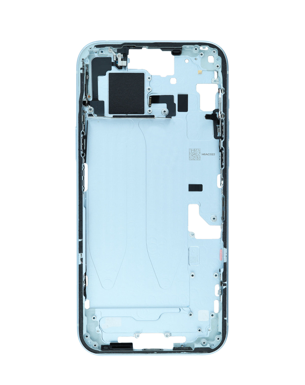 Middle Frame with Parts for iPhone 15 Plus (BLUE) (International Version) (OEM Pull A Grade)