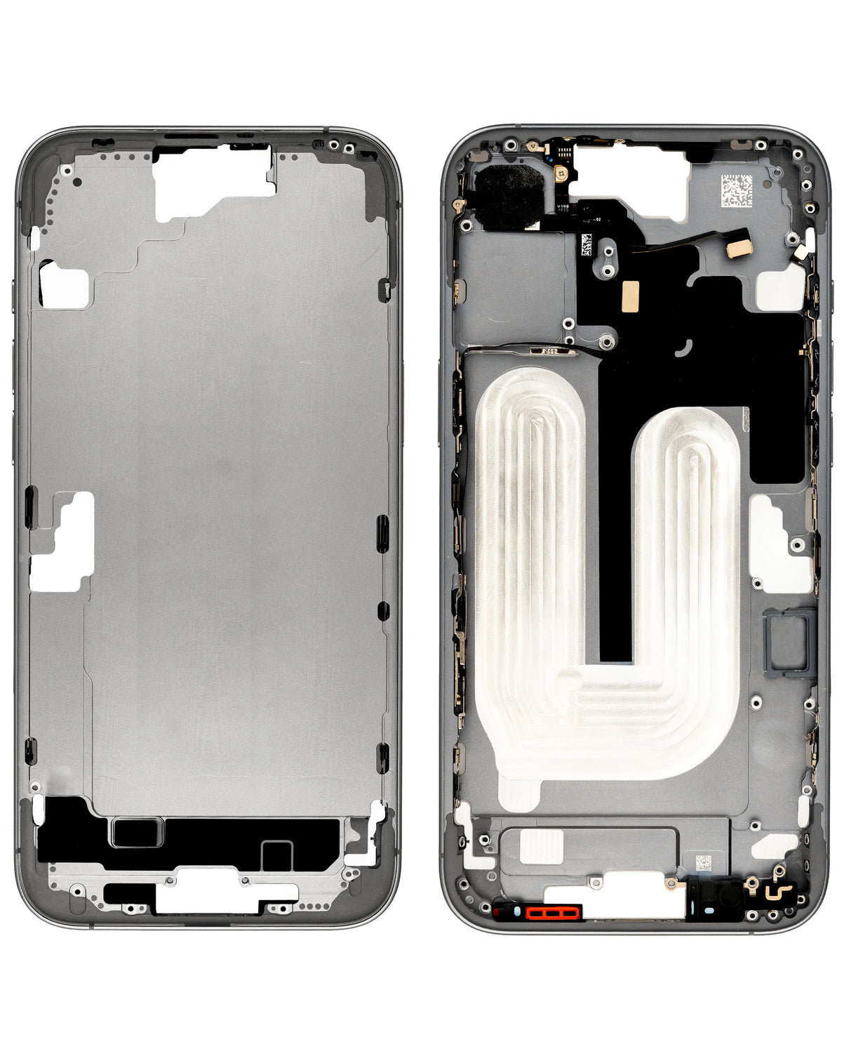 Middle Frame with Small Parts for iPhone 16 Plus (BLACK) (International Version)