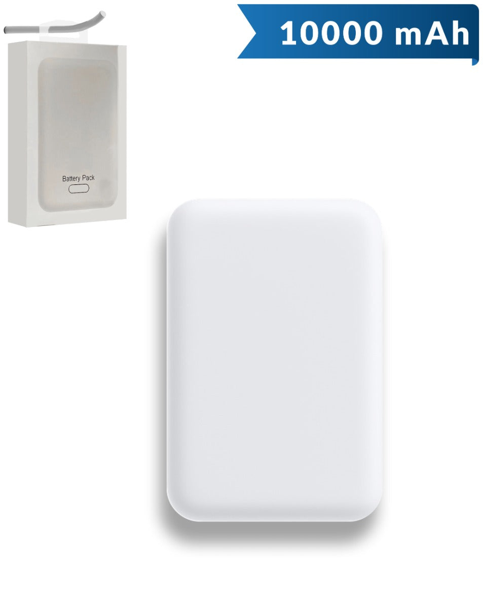 Wireless Charging MS Power Bank (WHITE) (10000 mAh / 15W) (Only Ground Shipping)