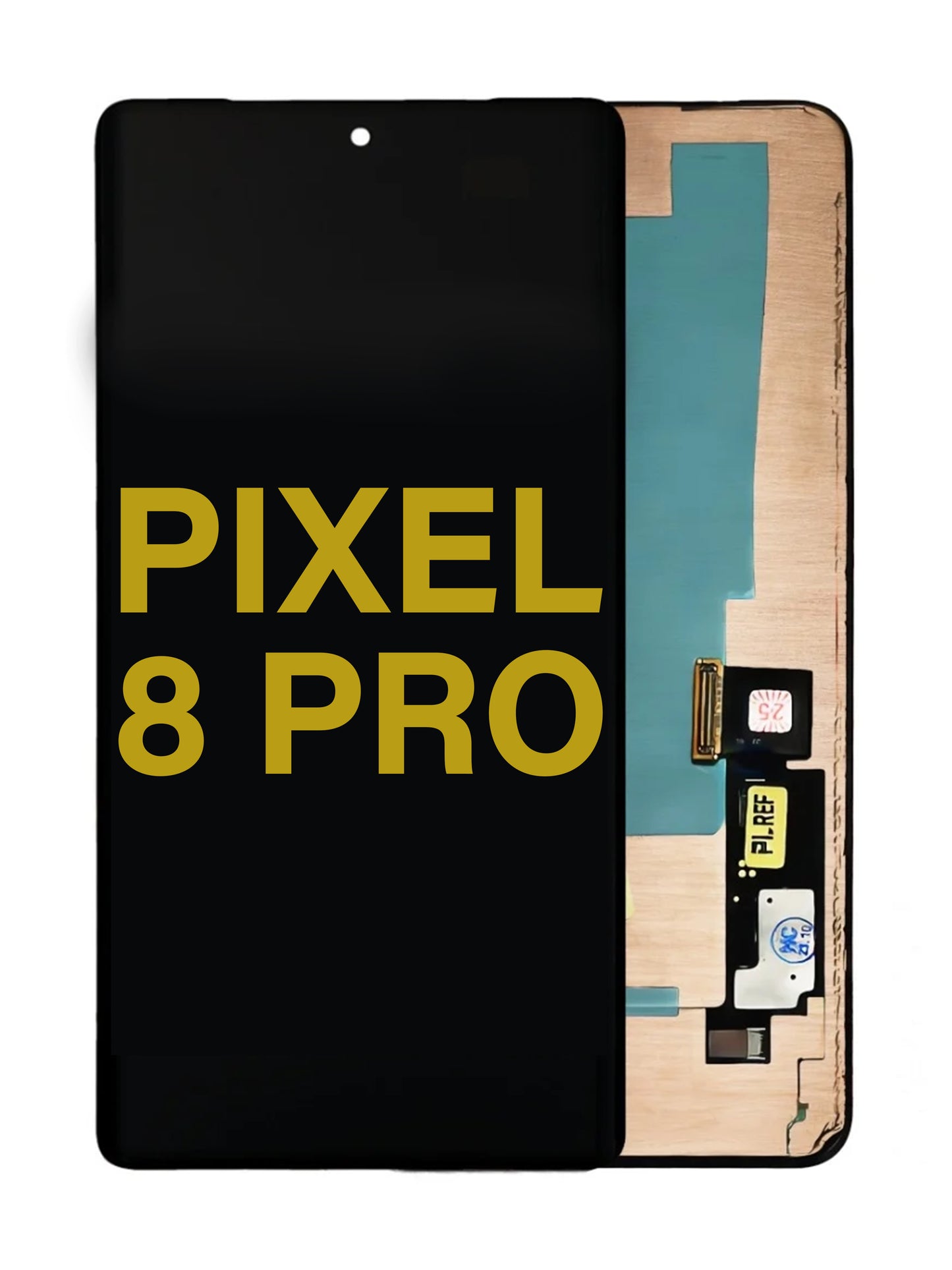 GOP Pixel 8 Pro Screen Assembly (Without The Frame) (Refurbished) (Black)