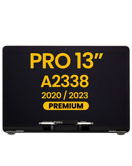 LCD Assembly (SPACE GRAY) (Premium) for MacBook Pro 13" (A2338 / Late 2020 / Late 2023) (M1 / M2)