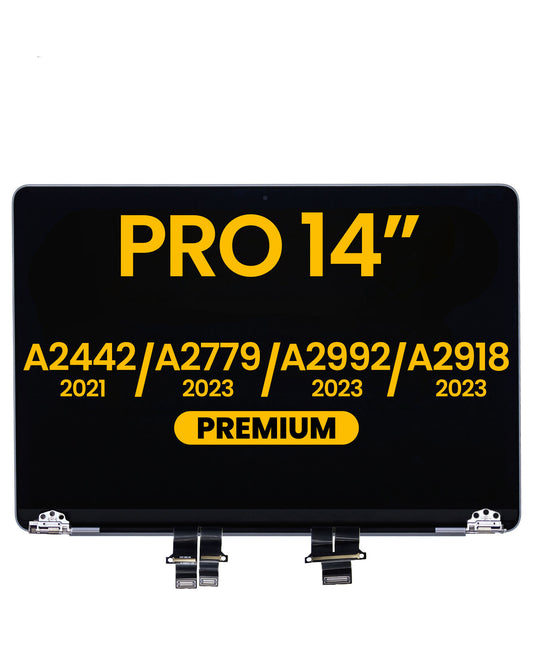 LCD Assembly (SPACE GRAY) (Premium) for MacBook Pro 14" (A2442 / Late 2021) / (A2779 / Late 2023 ) /