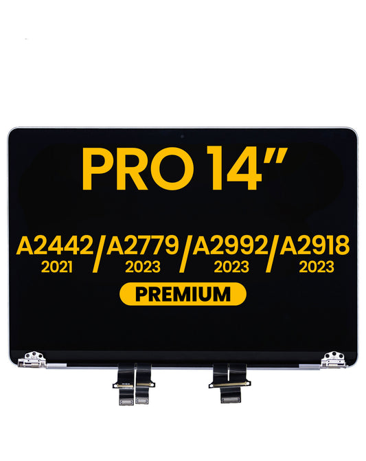 LCD Assembly (SILVER) (Premium) for MacBook Pro 14" (A2442 / Late 2021) / (A2779 / Late 2023 ) / (A2